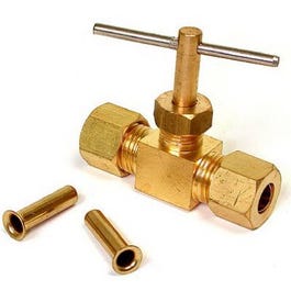 Evaporative Cooler In-Line Water Shutoff Valve, 1/4 x 1/4-In. Straight MPT