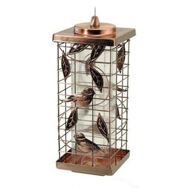 Bird Feeder, Tube, Squirrel-Resistant, Holds 1.75-Lbs.