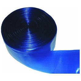 Pool Backwash Hose, Blue Transparent, 2-In. x 50-Ft.