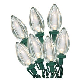 Christmas LED Light Set, C9, Warm White, 25-Ct.