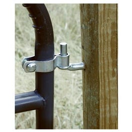 Gate Hinge Kit, Round Tube, 1-5/8 to 1.75-In.