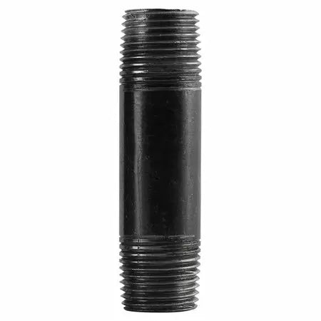 Mueller Black 1/4 Diameter Schedule 40 Nipples Close (1/4 x Close)