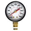 Compressor Gauge, 0-300 PSI, 1/4-In. MNPT Lower Mount