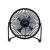 High-Velocity Personal Fan, USB/110-Volt, Black, 4-In.