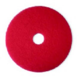 Buffer Floor Pad, 5100, Red, 20-In.