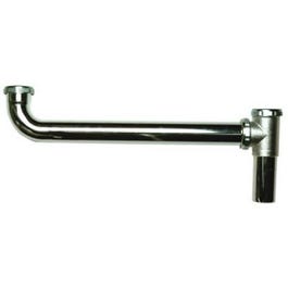 Chrome 2-Bowl End Outlet Drain