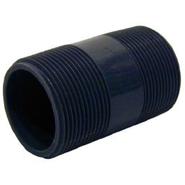 Pipe Fitting, PVC Nipple, Schedule 80, 1-1/2 x 3-In.