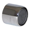 Brass Aerator, Slotless, Chrome-Plated, 3/4-In. x 27 Female Thread