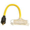 2-Ft. 12/3 STW Locking Cord Adapter