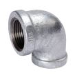 B & K Industries Galvanized 90° Reducing Elbow 150# Malleable Iron Threaded Fittings 1/2 x 3/8 (1/2 x 3/8)