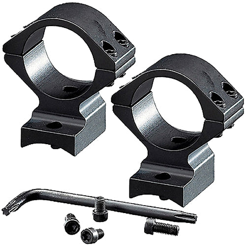 Browning 12312 Integrated Scope Mount System  Weaver 2 Piece 1 Standard Blued Matte