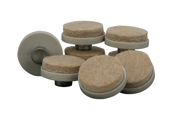 Shepherd Hardware 1-Inch Felt Nail On Furniture Pads, 8-Pack (1