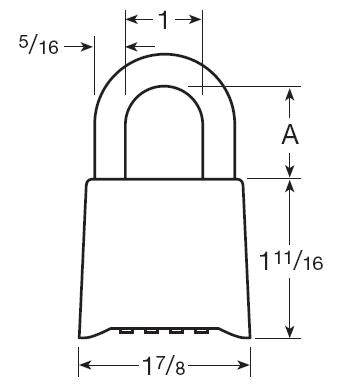 Sesamee Locks Marine Padlock - K0436