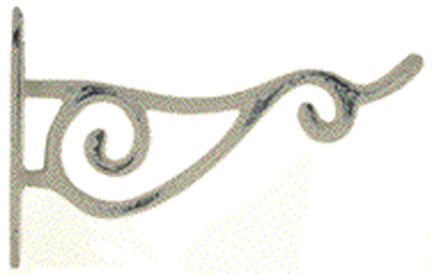 CAST IRON BRACKET 5  BLK (546BL)