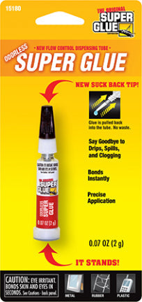 SUPER GLUE .14 OZ CL ODORLSS SMART TUBE