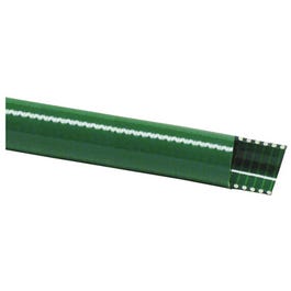 PVC Water Suction Hose, 2-In. x 100-Ft., Green