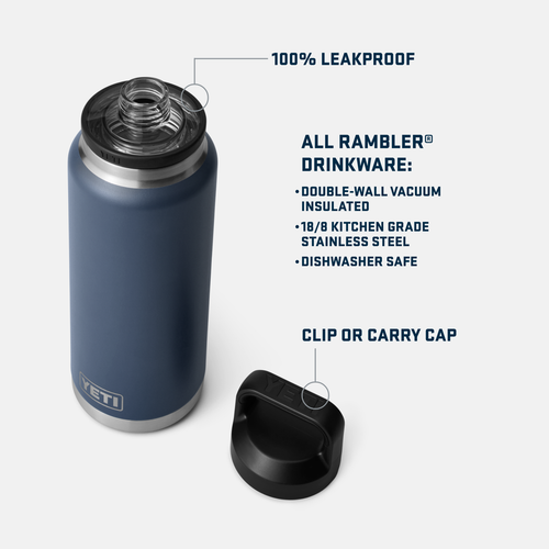 YETI Rambler 36 Oz Water Bottle with Chug Cap