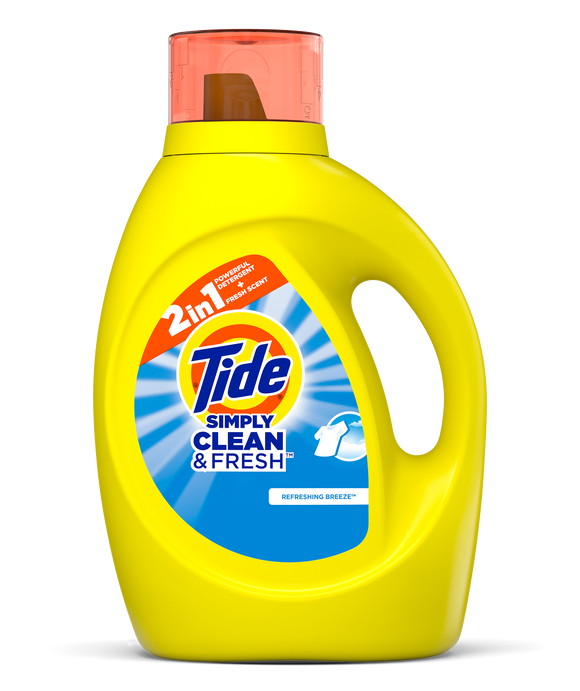 Tide Simply Clean and Fresh Liquid Laundry Detergent Refreshing Breeze