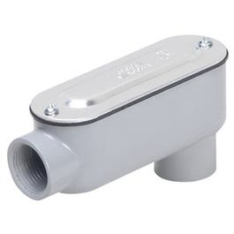 Rigid/IMC Conduit Fitting, Oval Thread Body, Die-Cast Aluminum, 2-In.