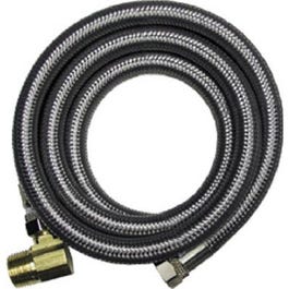 Stainless Steel Dishwasher Connector, 3/8-In. x 1/2-In. x 60-In.