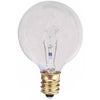 Vanity Globe Light Bulb, Clear, 60-Watts, 2-Pk.