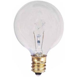 Vanity Globe Light Bulb, Clear, 60-Watts, 2-Pk.