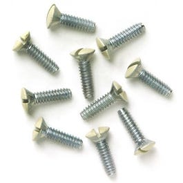 Wall Plate Replacement Screws, Almond