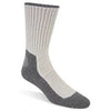 Work Socks, Anti-Microbial, Gray, Men's Large, 2-Pk.