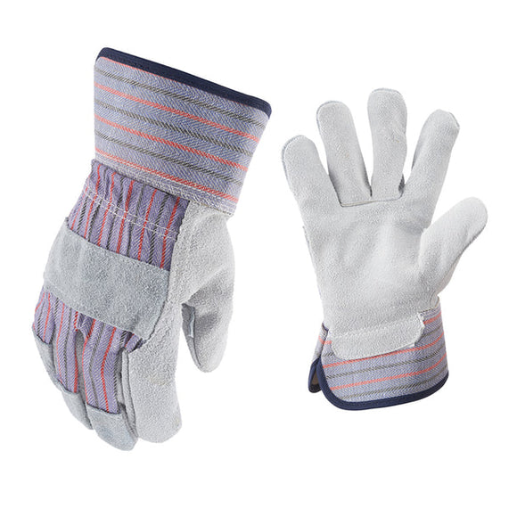 Big Time Products Firm Grip Suede Double Leather Palm Work Gloves