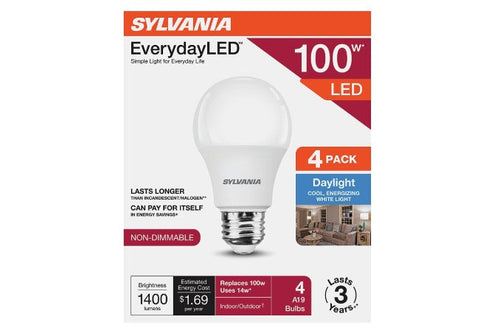 Sylvania Bulb LED A19 Daylight 100W