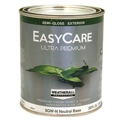 True Value EasyCare Ultra Premium WeatherAll Exterior Latex House Paint Semi-Gloss Neutral Base