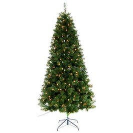 Artificial Pre-Lit Christmas Tree, Yardley Fir, 250 Clear Lights, 6.5-Ft.