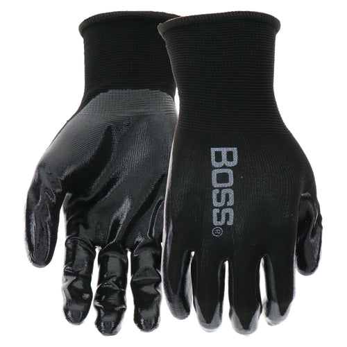 Boss Grip Nitrile Coated Work Glove Coated