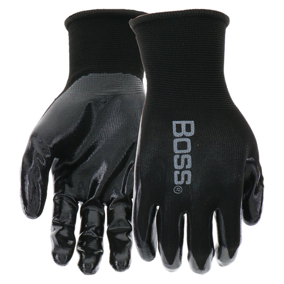 Boss Grip Nitrile Coated Work Glove Coated