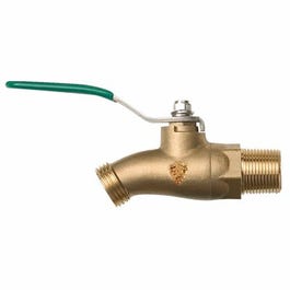 Ball Valve, Quarter Turn, Lead-Free, 1/2 MIP x 3/4-In. Hose Thread