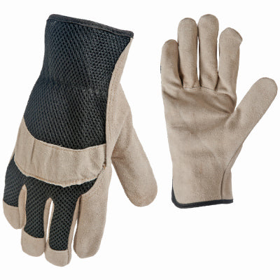 True Grip Suede/Mesh Work Gloves Men's