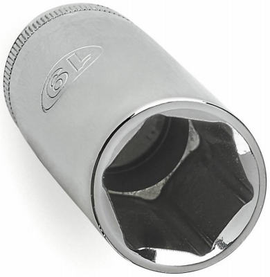 Master Mechanic Metric Deep Socket, 6-Point, 1/2 In. Drive