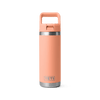 YETI RAMBLER® 18 Oz Water Bottle With Color-Matched Straw Cap