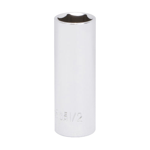 Vulcan Drive Standard Socket SAE 1/4 Drive 6-Point Chrome Vanadium Steel Chrome