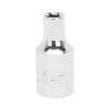 Vulcan Drive Standard Socket Metric 1/4 Drive 6-Point Chrome Vanadium Steel Chrome