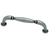 Cabinet Pull, Mission-Style, Antique Pewter, 3.75-In.