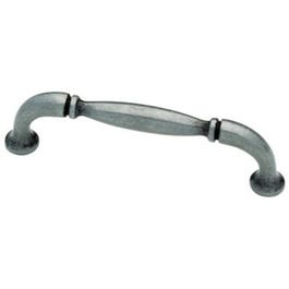 Cabinet Pull, Mission-Style, Antique Pewter, 3.75-In.