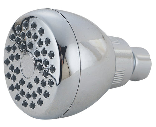 Boston Harbor Fixed Mount Shower Head With Rubber Tips, Chrome