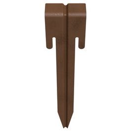 Edging Stakes, Bronze Steel, 10.5-In., 3-Pk.