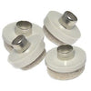 Furniture Glides, Nail-On With Adhesive, Tan, Round, 7/8-In., 8-Pk.