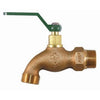 Hose Bibb, Quick Turn, Lead-Free, 1/2 MIP x 3/4-In. Hose Thread