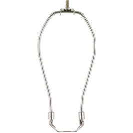 Lamp Harp, Brushed Pewter, 8-In.