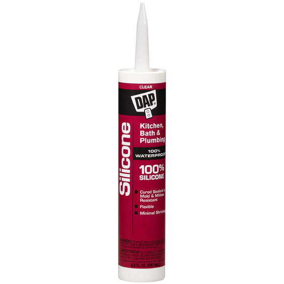 Dap Kitchen & Bath Silicone Rubber Sealant (9.8-oz.)