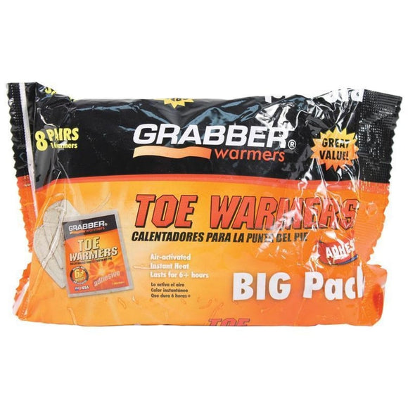 Grabber Toe Warmers (8 Pack)